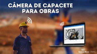 câmeras de capacete para obras